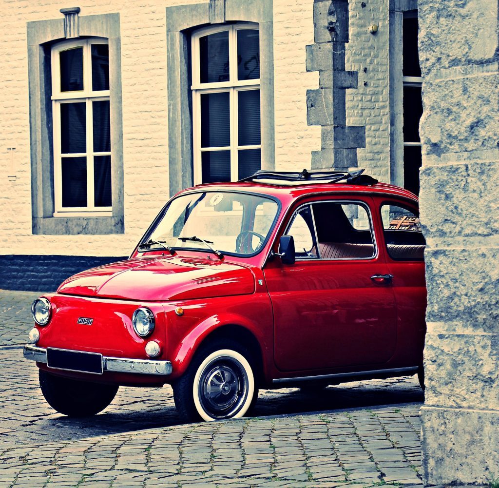 fiat 500 en ville