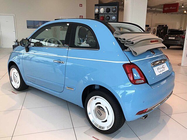 fiat 500 bleu à 5000 €